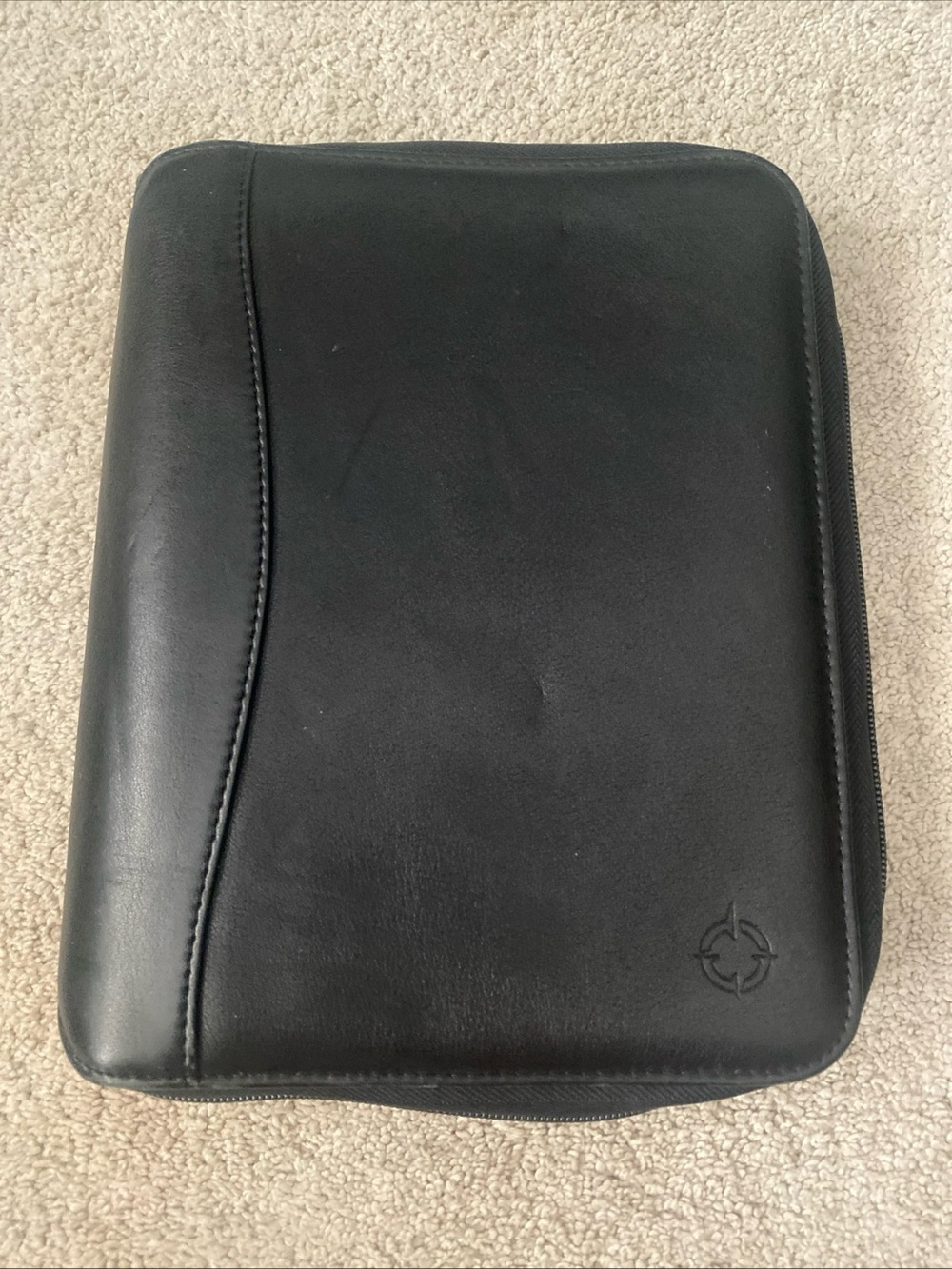 Franklin Covey  Zip Planner Full Leather Vintage 1996
